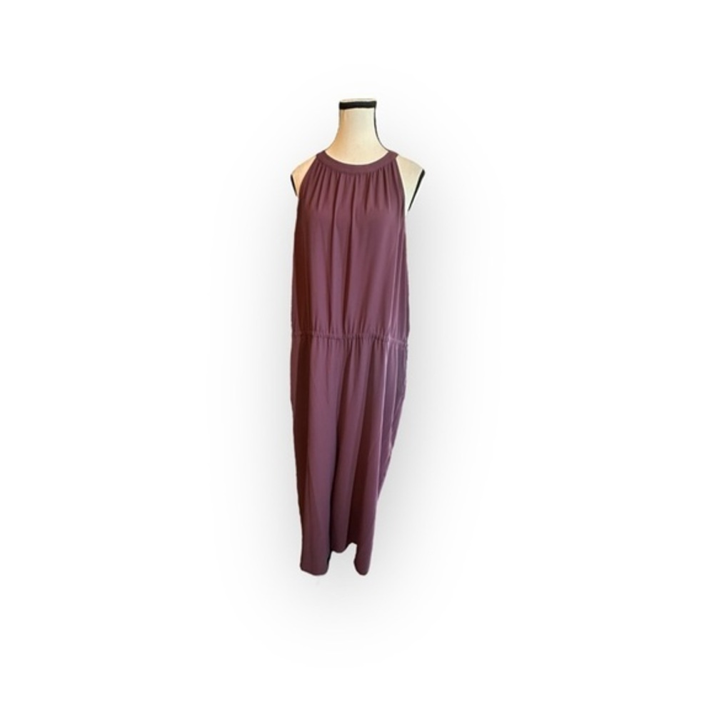 Women’s 2X Reitmans Dusty Rose High Neck Keyhole Bust Wrap Jumpsuit 18 20